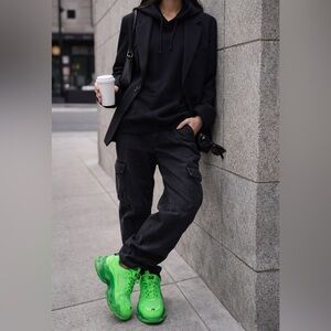 Balenciaga Triple S Green Chunky Sneakers EU 38 Authentic